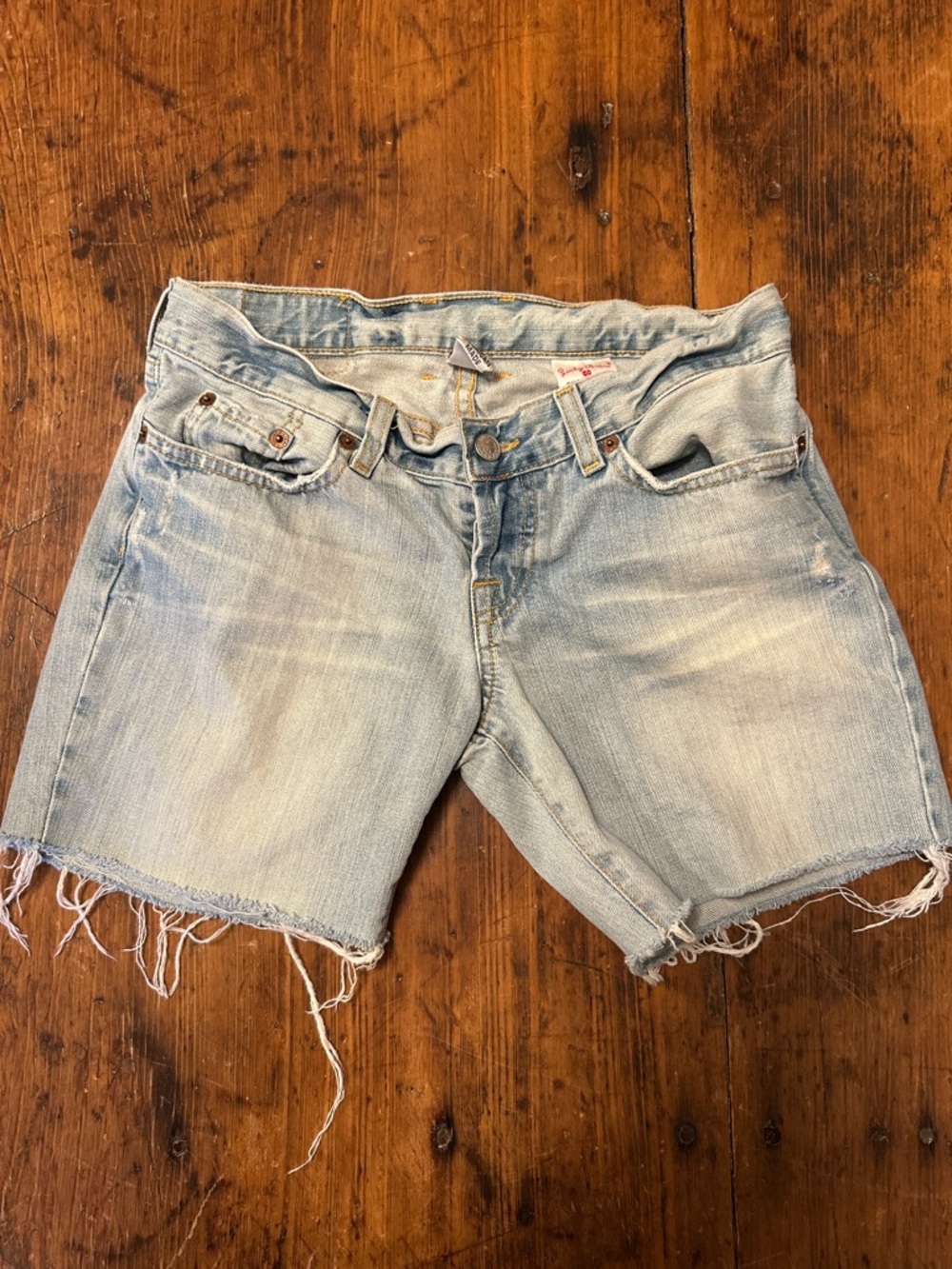 Lucky Brand Light Wash Denim Jean Shorts